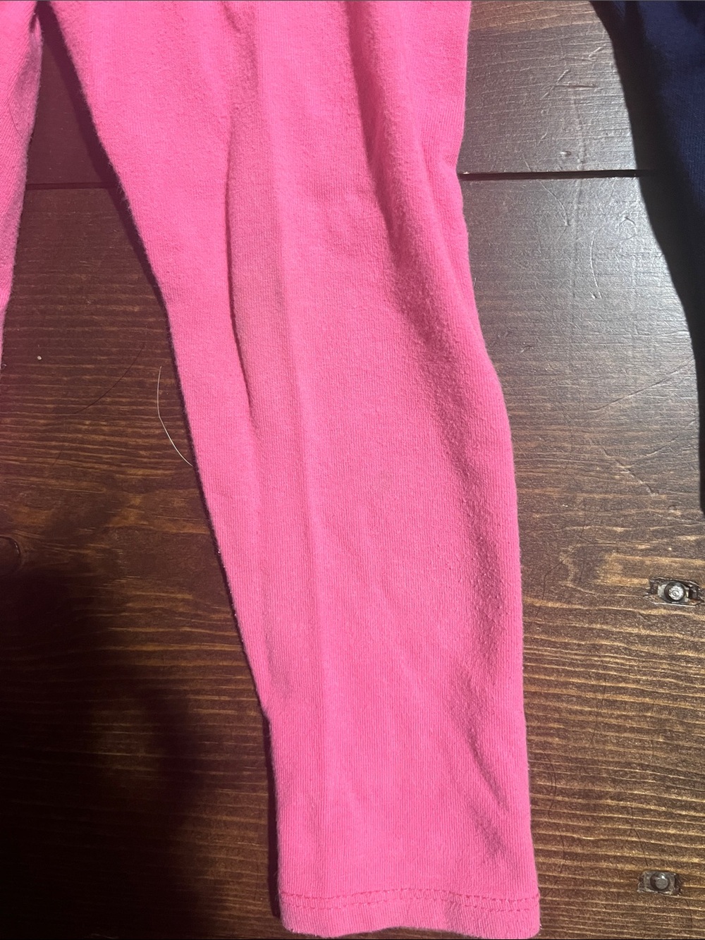 Cat & Jack Kids Leggings - 3 Black, light Purple, Red, Pink, Gray, Navy, Hearts - Picture 3 of 8